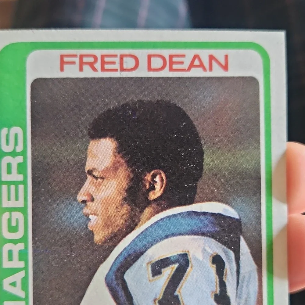 Topps 1978 Fred Dean San Diego Chargers NFL Football Card #217